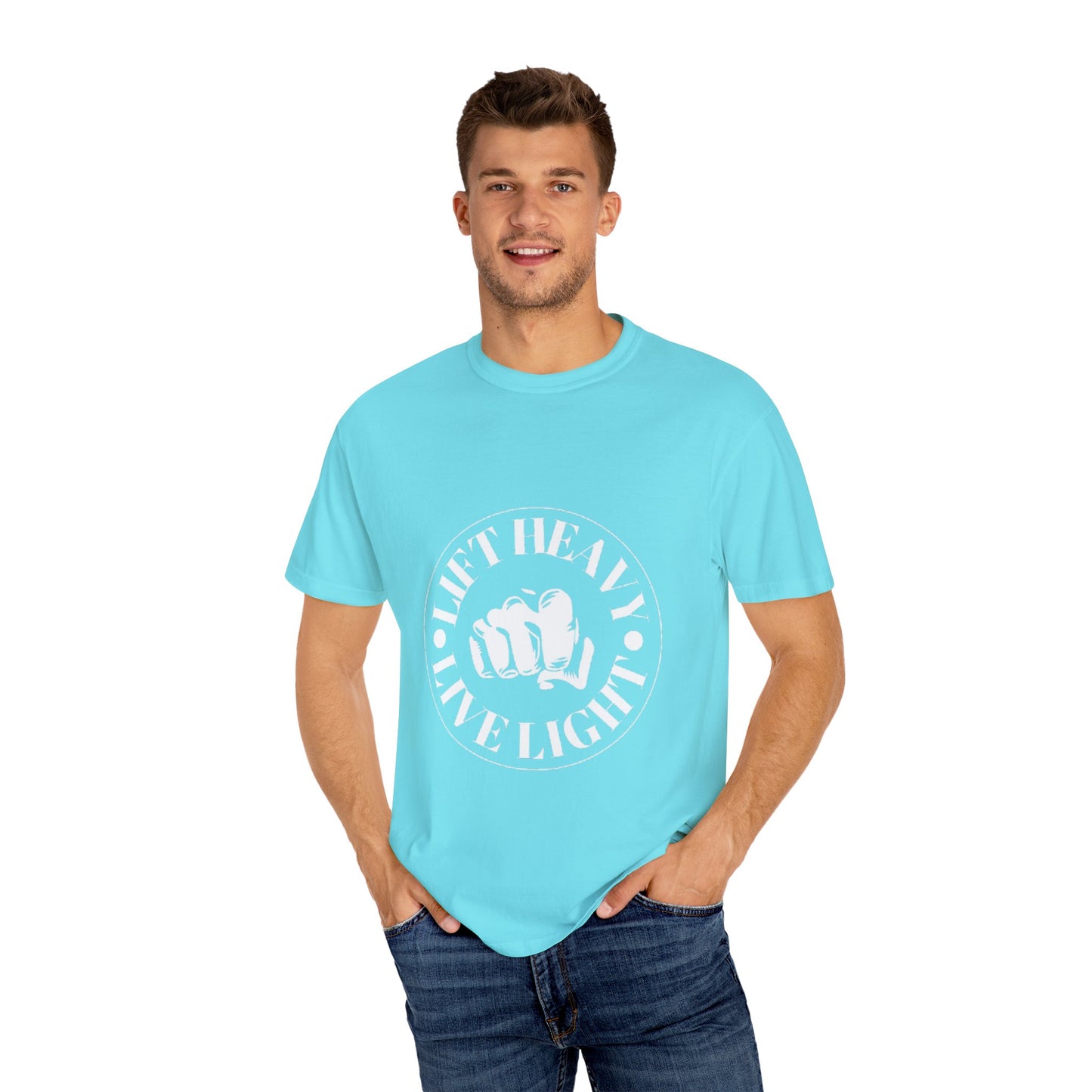 “Lift Heavy, Live Light” – Unisex Training Tee