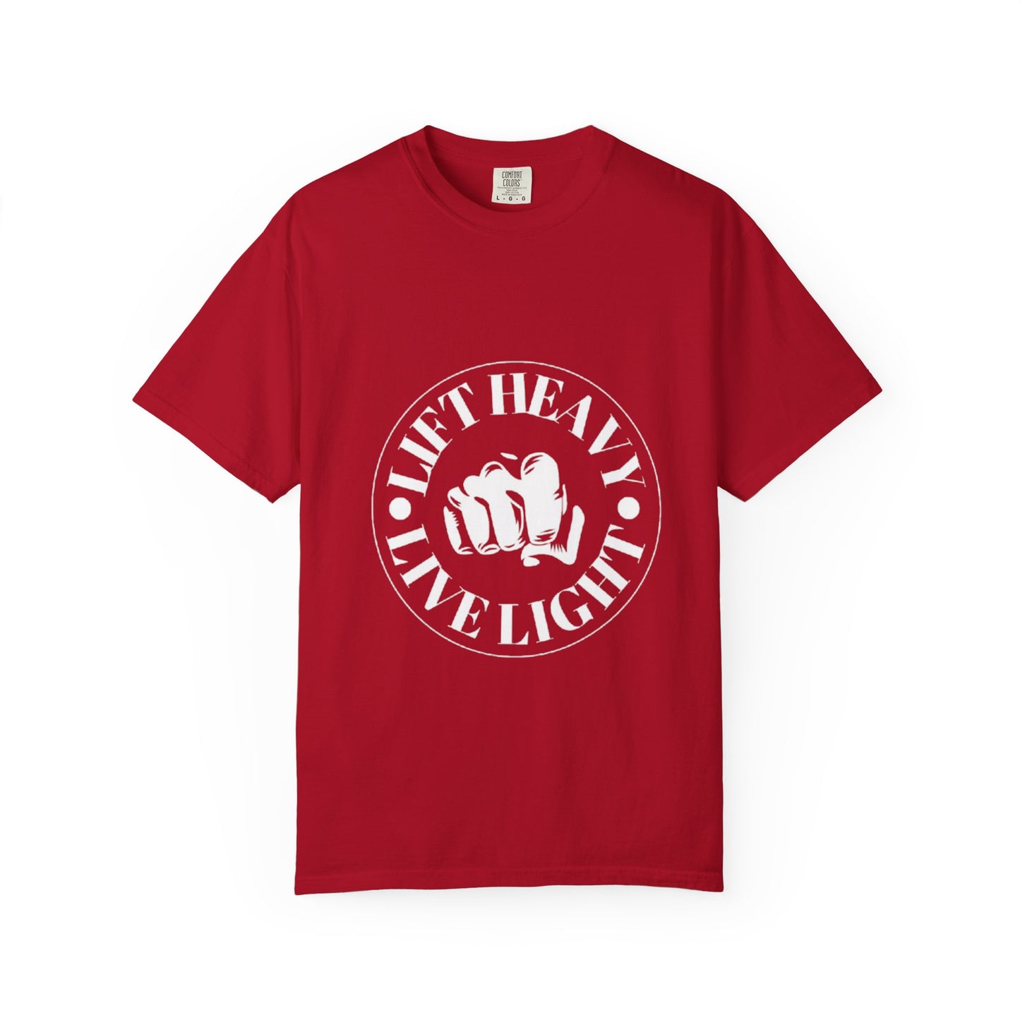 “Lift Heavy, Live Light” – Unisex Training Tee
