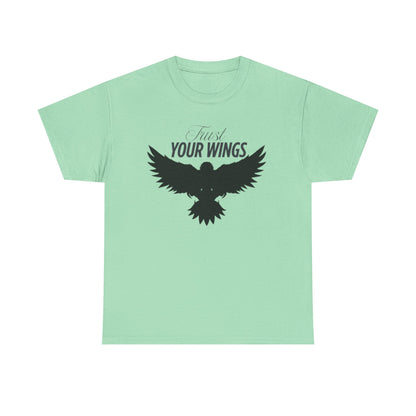 GrindFuel Unisex Tee – “Wings Unfolding”