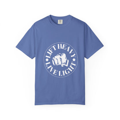 “Lift Heavy, Live Light” – Unisex Training Tee