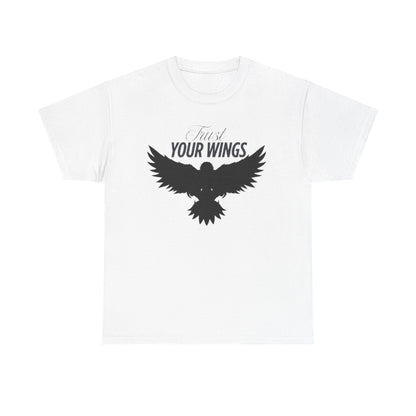 GrindFuel Unisex Tee – “Wings Unfolding”
