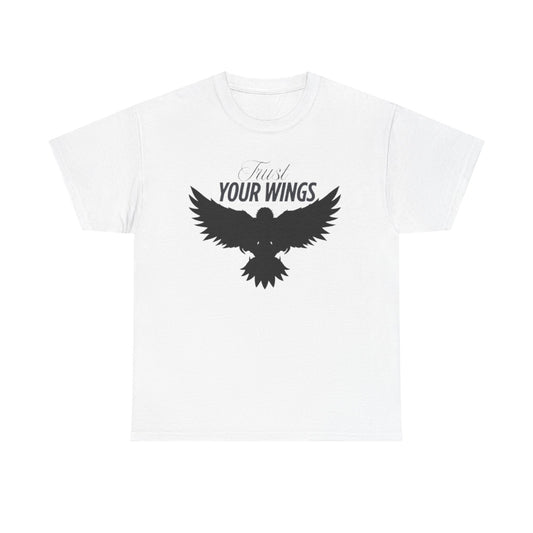 GrindFuel Unisex Tee – “Wings Unfolding”