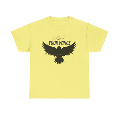 GrindFuel Unisex Tee – “Wings Unfolding”