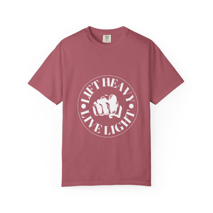 “Lift Heavy, Live Light” – Unisex Training Tee