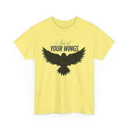 GrindFuel Unisex Tee – “Wings Unfolding”