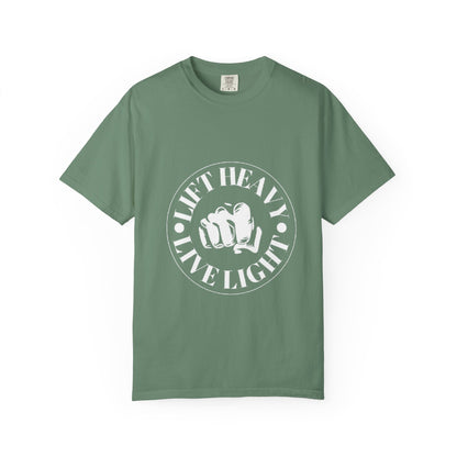 “Lift Heavy, Live Light” – Unisex Training Tee
